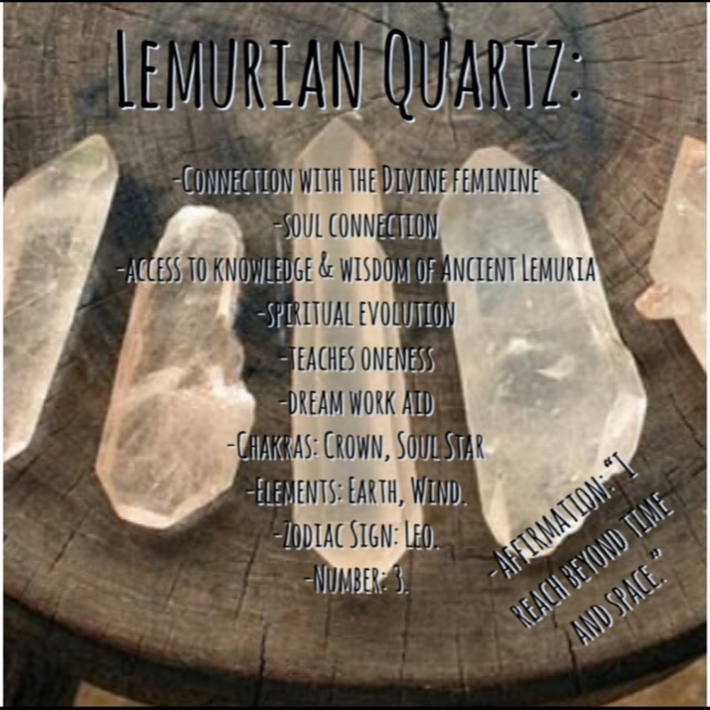 Lemurian Quartz Metaphysics